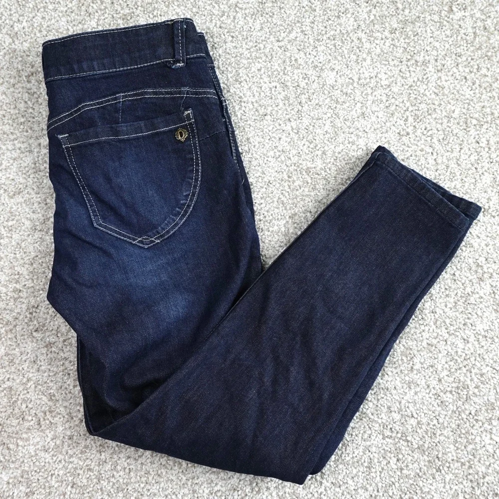 Democracy Absolution Ankle Skimmer Skinny Jeans Indigo Dark‎ Wash Size 4
